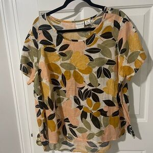1x Rachel Zoe linen top